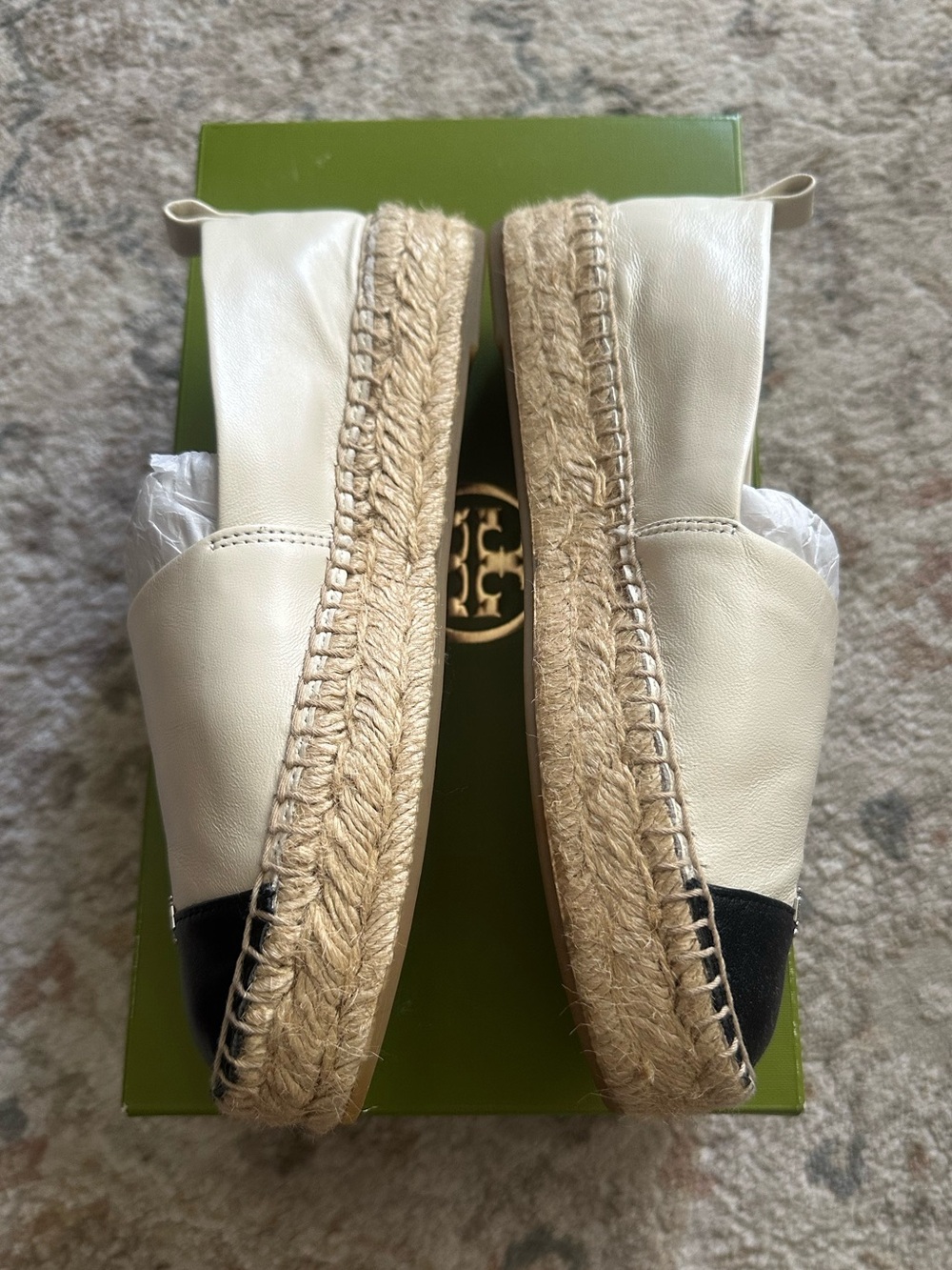 Tory Burch Cap-Toe Platform Espadrille - Picture 3 of 8